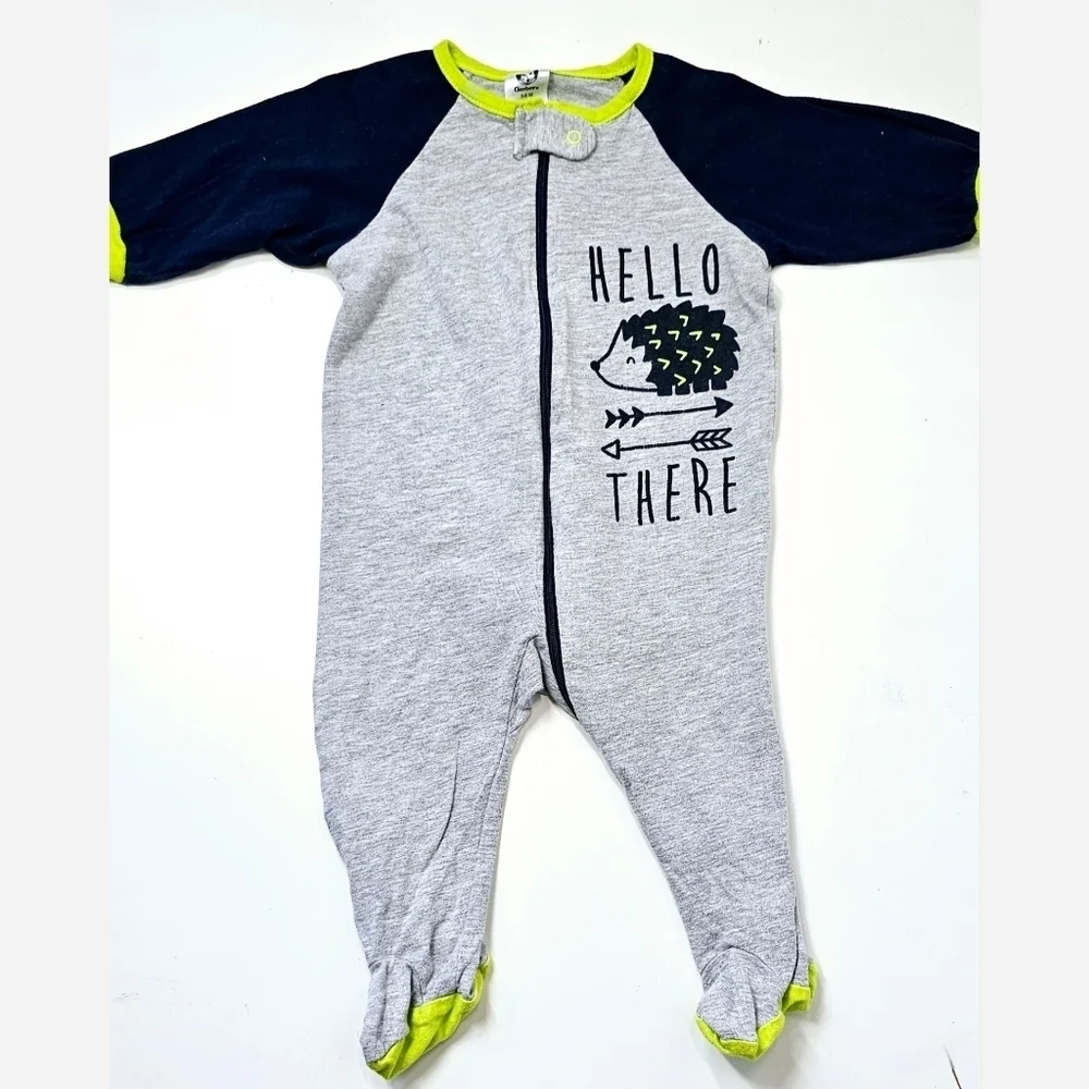 3-6M Baby Boys Hello Onesies 2pcs Set